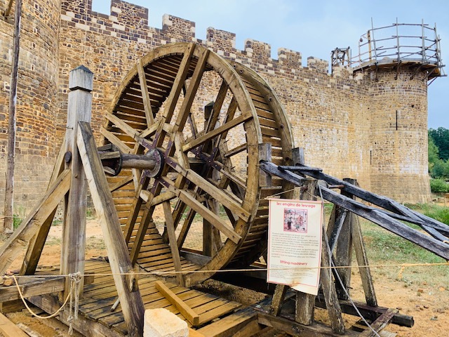 Guédelon Burg-Neubau Hebegerät