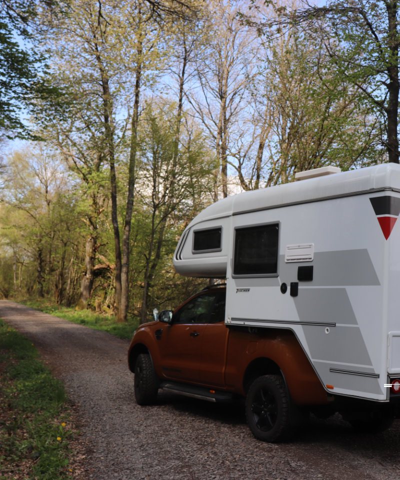 Snowbirds im Pickup Camper unterwegs